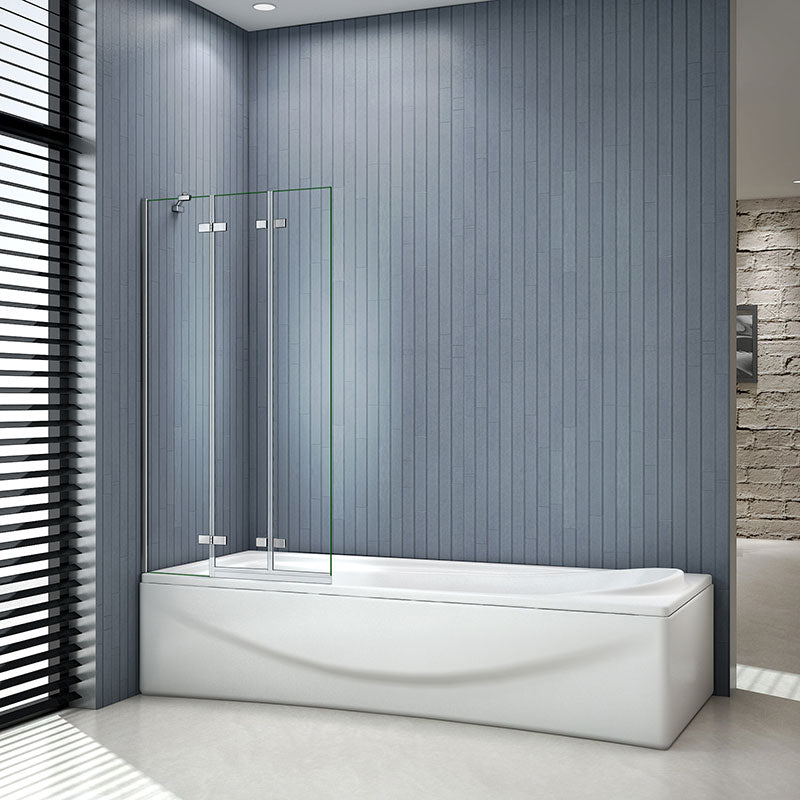 1000x1400mm 3 Fold Folding Pivot Hinge Bath Shower Screen