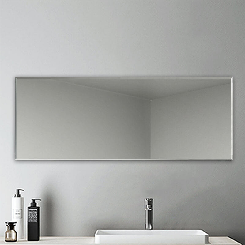 Frameless Plain Mirror Large Full Length Bathroom Bedroom