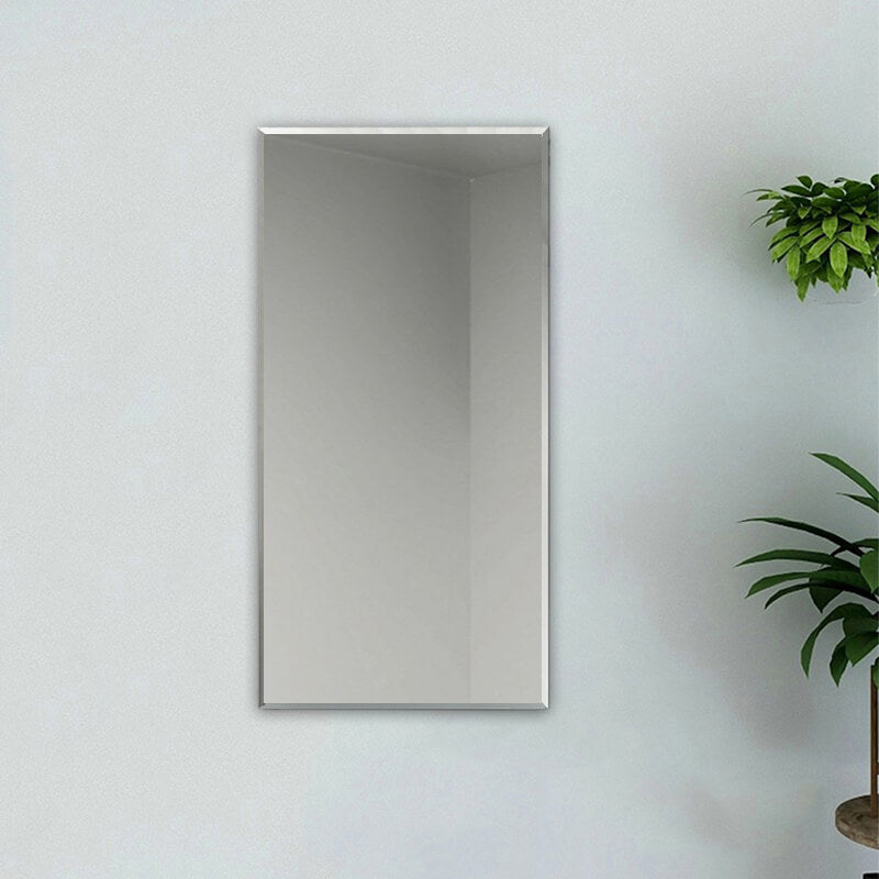 Flameless Plain Mirror Large Full Length Bathroom Bedroom