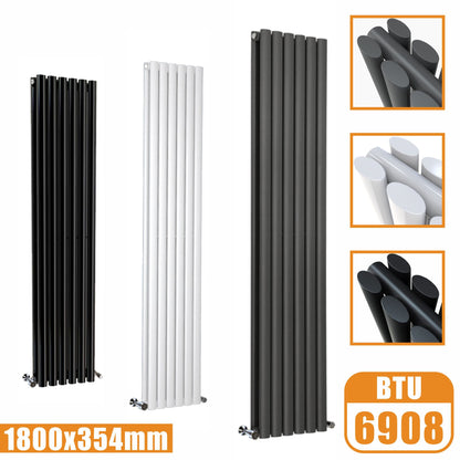 1800x354 vertical,oval column,radiators AICA rads