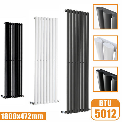 1800x472 vertical,oval column,radiators AICA rads
