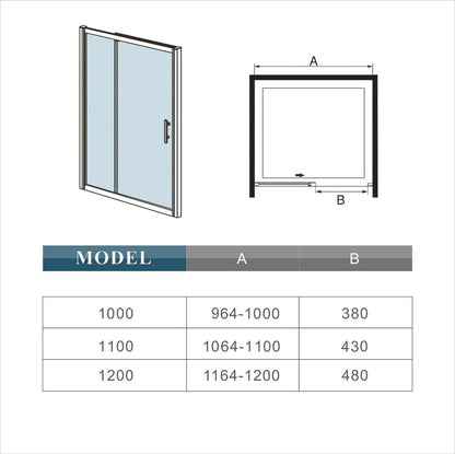 AICA shower enclosure shower door