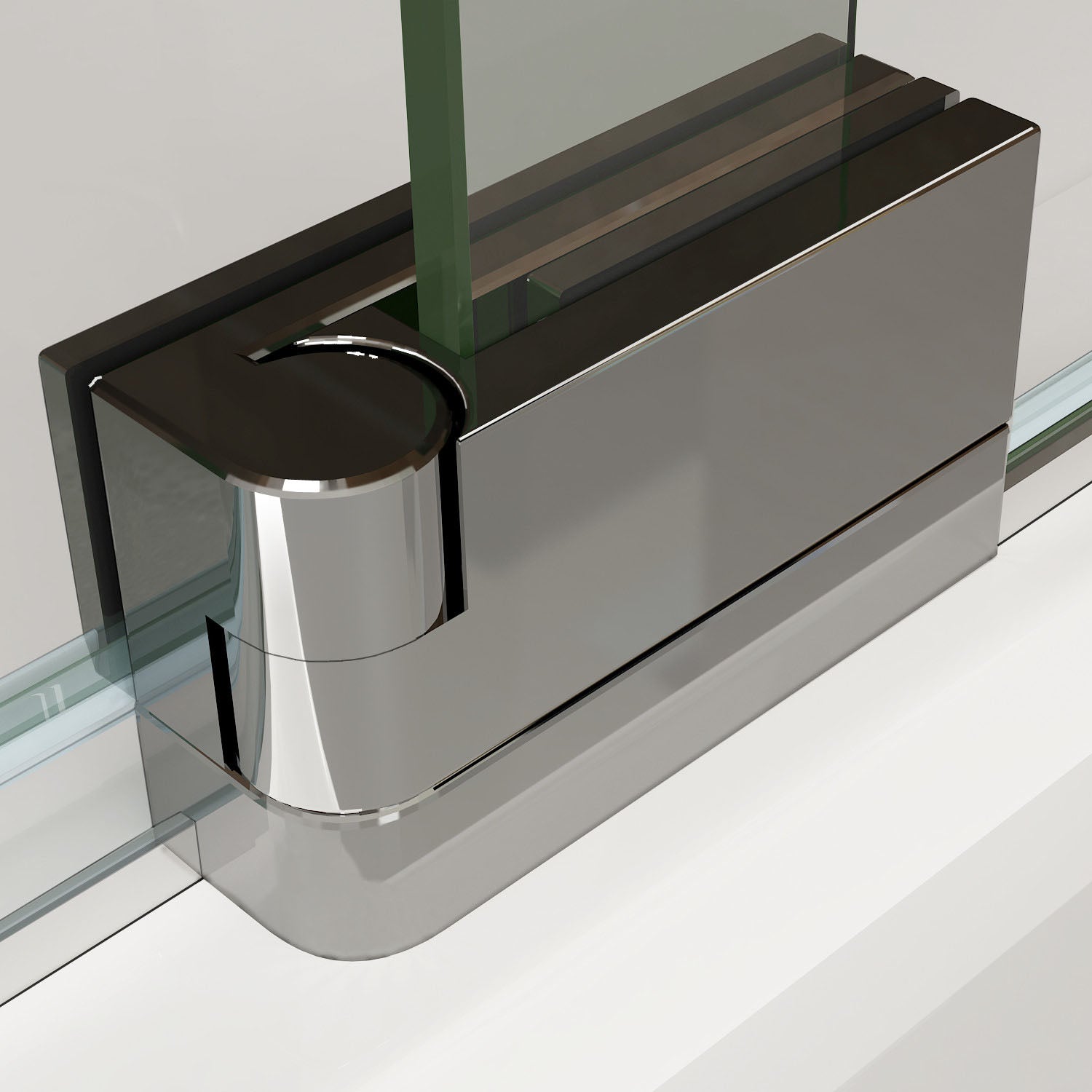 Frameless Pivot Shower Door 8mm Easy Clean glass