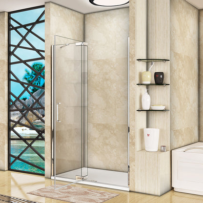 Chrome,Pivot Shower Door,aica shower door,EasyClean glass