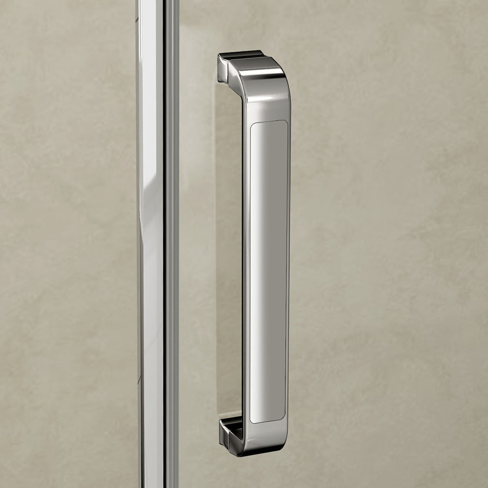 Frameless Pivot Shower 195cm Bathroom Door 8mm NANO Glass