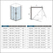 AICA shower enclosure shower door