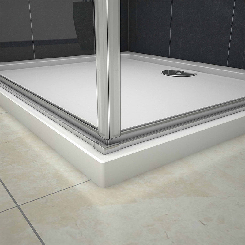 Frameless Pivot door Shower enclosure Corner Entry 185cm