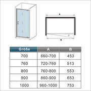 AICA shower enclosure shower door