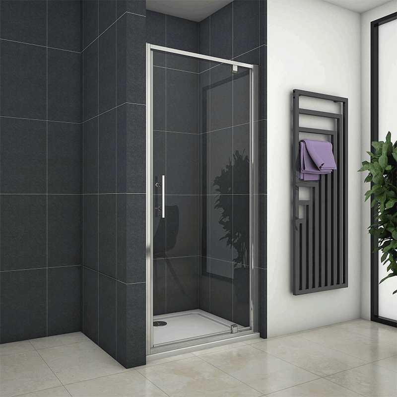 Pivot Shower Door Walk In Shower Enclosure Cubicle Screen Panel
