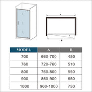 AICA shower enclosure shower door