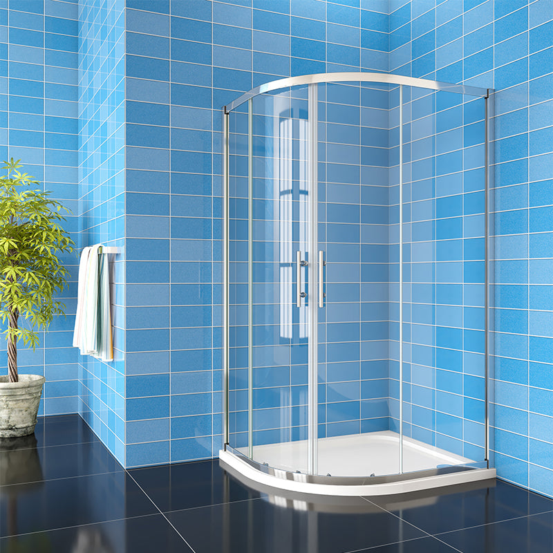 Shower Enclosure Quadrant 6mm NANO Clear Tempered Glass Cubicle