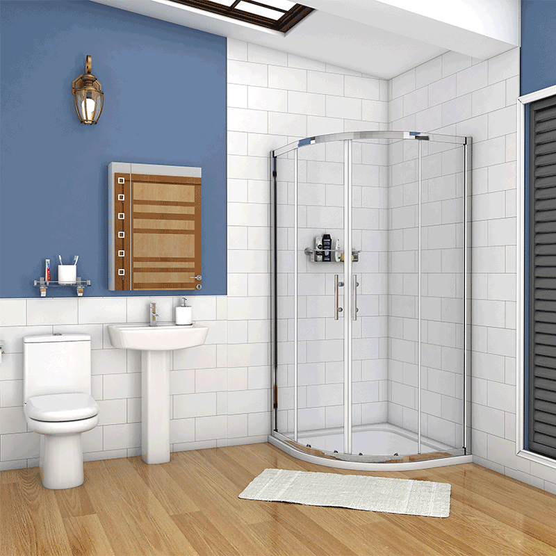Quadrant Enclosure Corner Entry Cubicle 76 80 90 100cm
