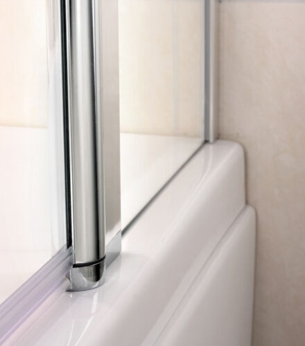 Pivot Shower Bath Screen Easyclean 100x150cm