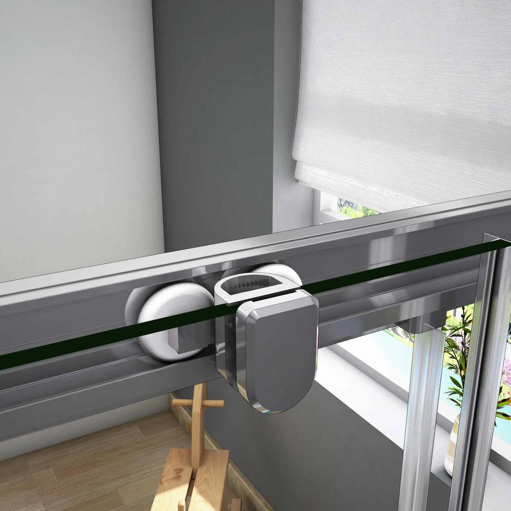 AICA Sliding Shower Door Glass Enclosure 100-170x190cm