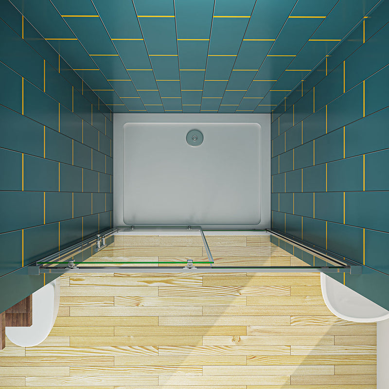 AICA-bathrooms-Sliding-Shower-Cubicle-Glass-Door-4
