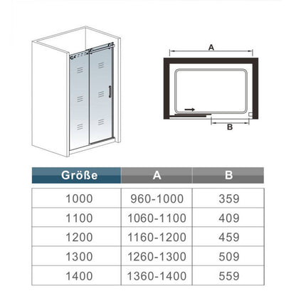 AICA shower enclosure shower door