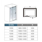 AICA shower enclosure shower door