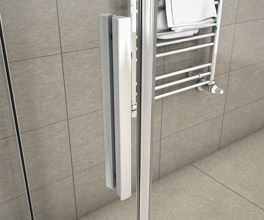 Frameless Sliding Shower Enclosure 100/110/120/140x195CM