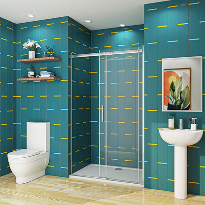 AICA-bathrooms-Shower-Frameless-120cm-Sliding-Door-3