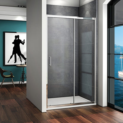 Sliding AICA shower door,AICA shower enclosure,Shower Stone tray 1000-1700x1900