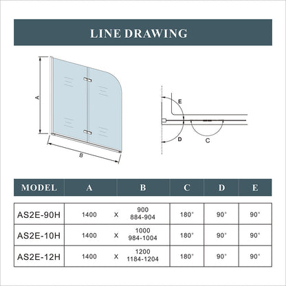 AICA shower enclosure shower door