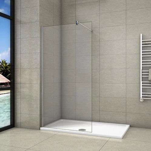 Shower Screen 8mm Walk In Nano Glass Wet Room Shower Panel