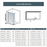 AICA shower enclosure shower door