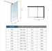 AICA shower enclosure shower door