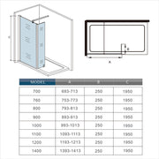 AICA shower enclosure shower door
