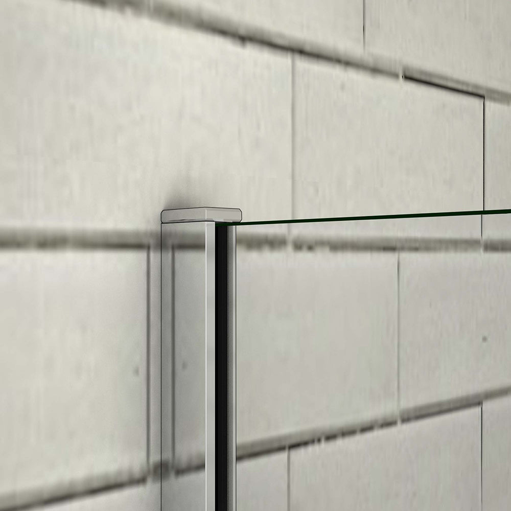 Walk in Shower Screen 300mm Pivot Flipper Panel 8mm Shower Enclosure