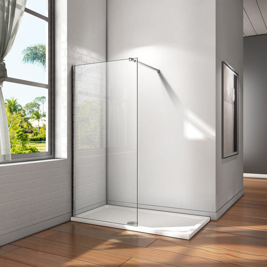 Wet Room Shower screen, 8mm NANO Glass,1850 1950 2000