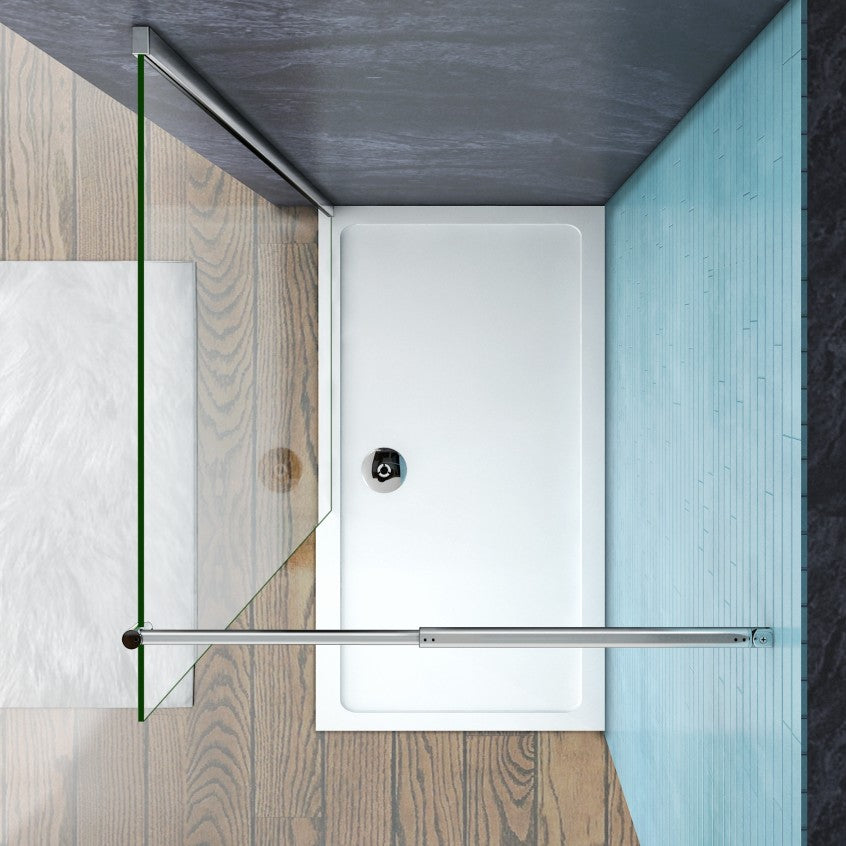 Wet Room Shower screen 8mm NANO Glass 185/195/200 Height
