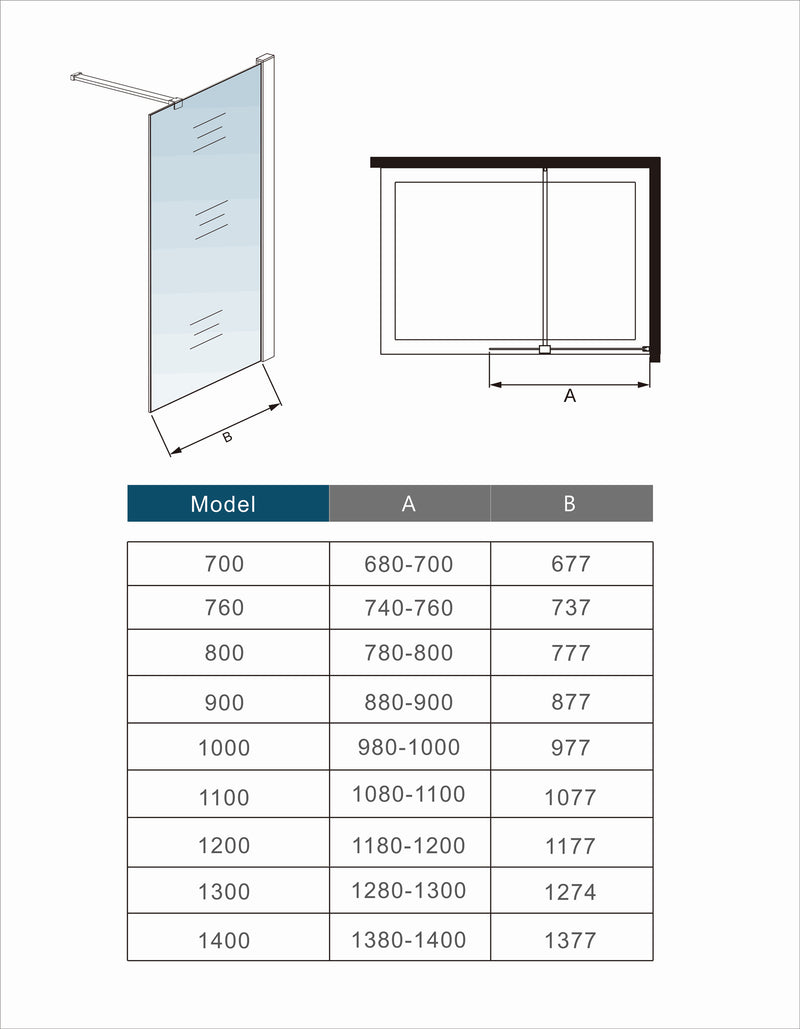 AICA shower enclosure shower door
