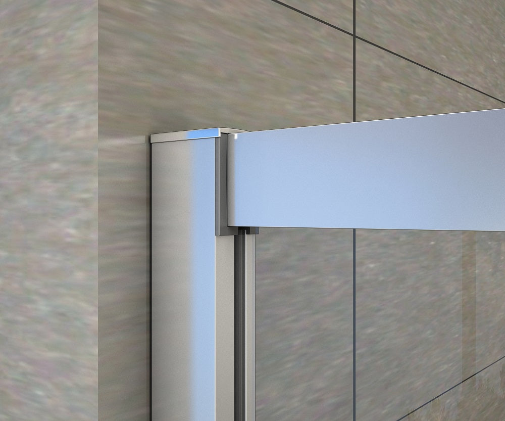 Corner Entry Shower Enclosure Cubicle Double Sliding Shower Door