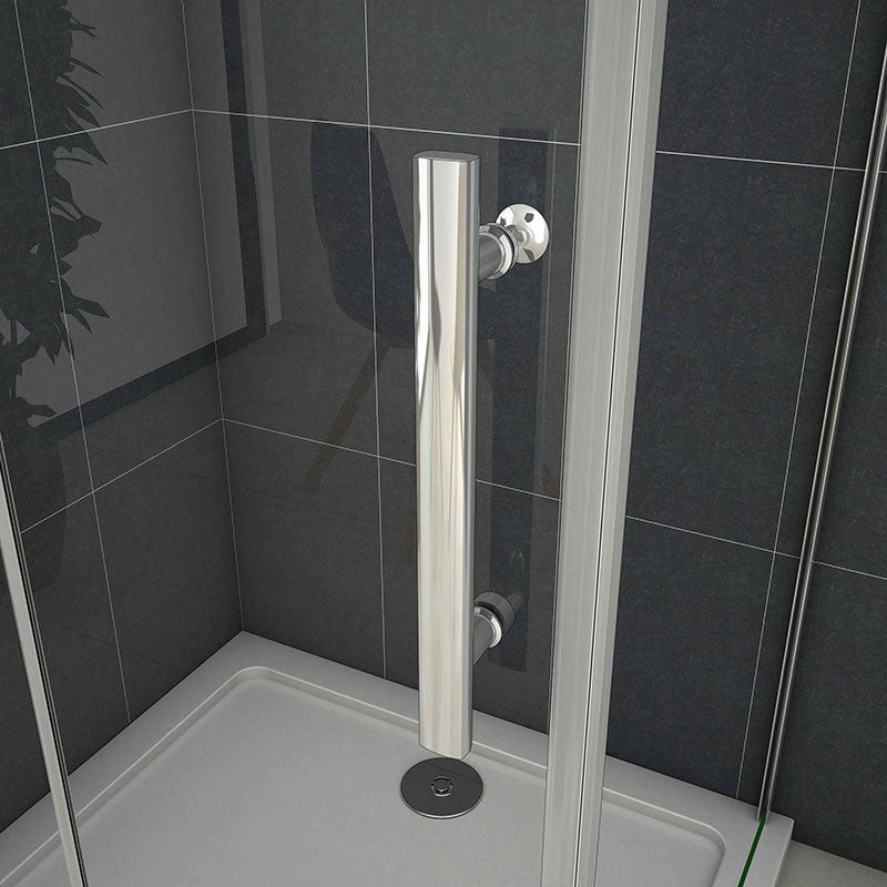 1850mm Height Bifold Shower Enclosure Bifold Pivot Door with side pane