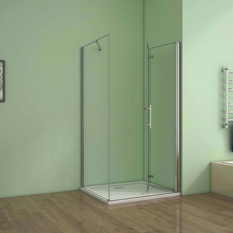 700-1000x1850mm Chrome pivot shower rectangle enclosures,Shower tray O