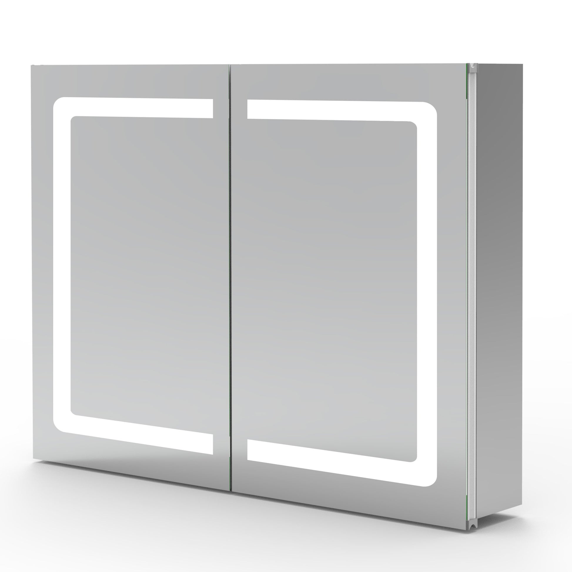 800 x 600 Demister Bathroom Mirror Cabinet with Lights and Socket
