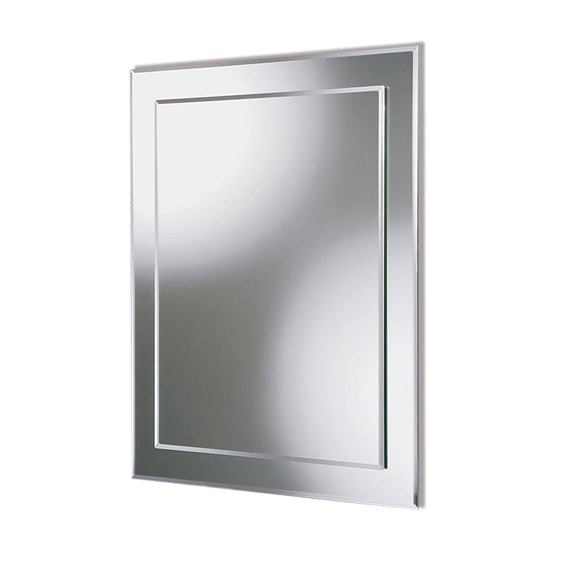 Rectangular Bathroom Mirrors Bevelled Designer Bathroom Wall Mounted