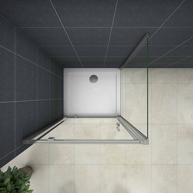 AICA Pivot shower rectangle enclosures door side panel