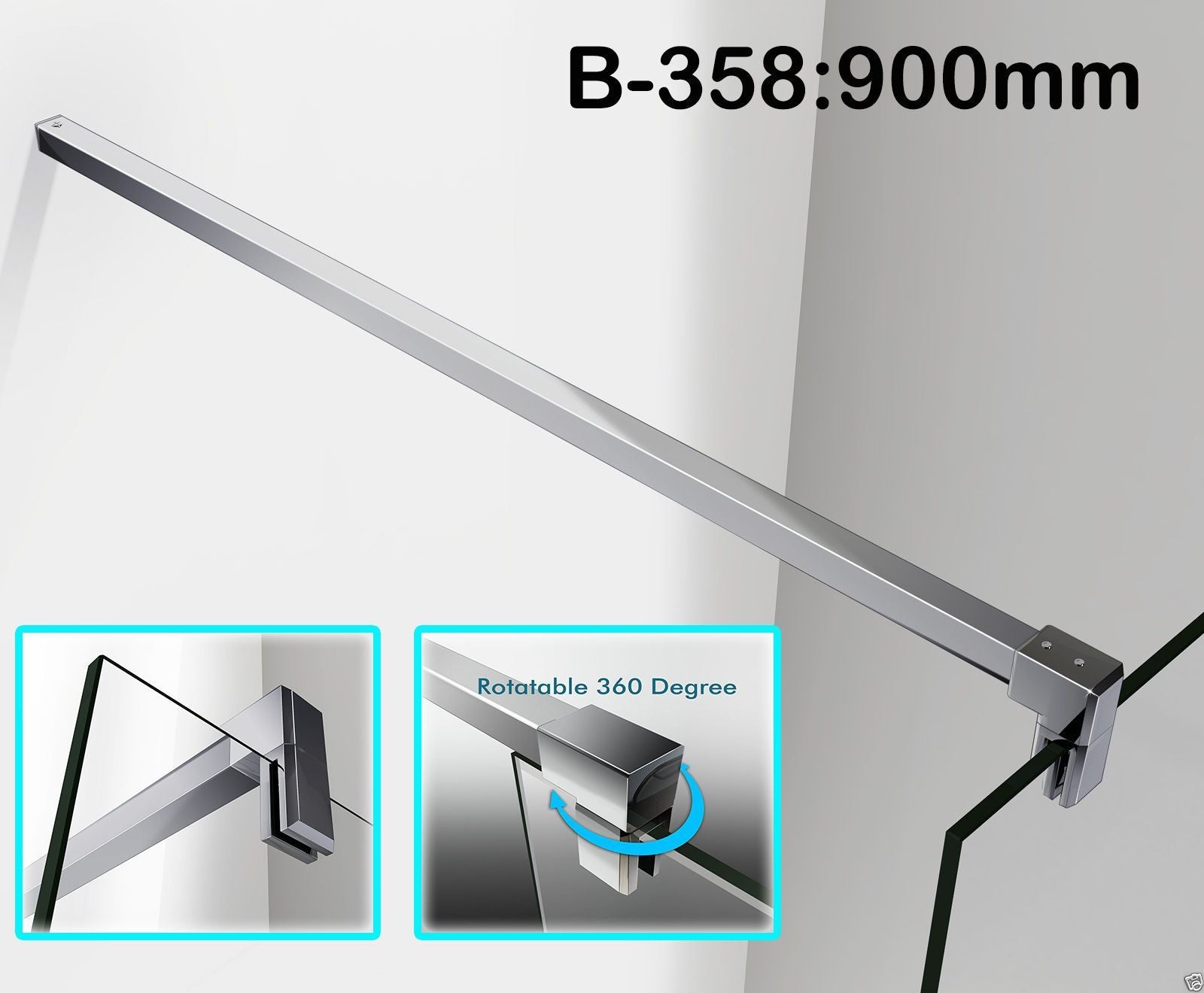 shower screen accessories support bar