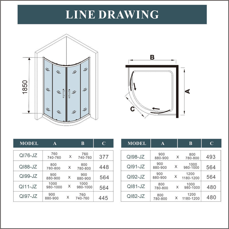 AICA-bathrooms-Quadrant-Shower-enclosure-easyclean-glass-82-4