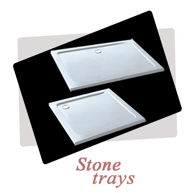 Shower Sliding Enclosures 70-140x195cm Shower Stone Tray